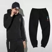 survetement homme tracksuit sweatshirts joggers hoodie 8899 noir